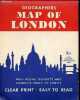 Geographers' Map of London with postal districts and complete index to streets - clear print easy to read.. Collectif