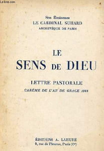 Le sens de dieu - lettre pastorale carême de l'an de grace 1948.