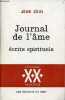 Journal de l'âme écrits spirituels - Collection l'évangile au XXe siècle n°12.. Jean XXIII