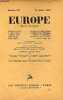 Europe n°127 15 juillet 1933 - Lâchetés de Claude Lunant par Joseph Jolinon - méditation sur l'Atlantique par Waldo Franck - passage à Hong-Kong par ...