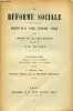 La réforme sociale n°35 17e année tome XXXIV de la collection 4e série tome IV 1re livraison 1er juillet 1897 - Compte rendu de la réunion annuelle - ...