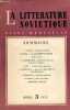 La littérature soviétique n°3 1954 - Tsaritsyne par A.Tolstoï - la volonté du peuple par N.Rybak - les rapides par A.Gontchar - un concert par ...