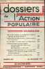 Dossiers de l'action populaire n°395 25 novembre 1937 - Dans quelles conditions va se présenter le renouvellement des conventions collectives ? - ...