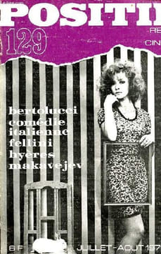Positif n°129 juillet-août 1971 - Federico Fellini après les clowns par Frédéric Vituox - le film que Fellini ne tourne pas par Ornella Volta - ...