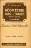 Géométrie dans l'espace résumé aide-mémoire classe de première.. E.Jacquet & Ch.Durand