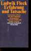 Erfahrung und Tatsache - Gesammelte Aufs&auml;tze - suhrkamp taschenbuch wissenschafr 404.. Fleck Ludwik