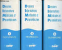DIMP Dossiers Informations M&eacute;dicales et Param&eacute;dicales - 3 classeurs - classeur 1 : documents - classeur 2 : profession - classeur 3 : ouvertures.. ...