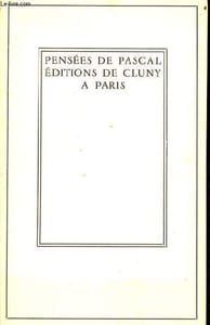 Pensées - tome 1.