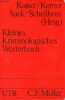 Kleines kriminologisches wörterbuch - Uni-Taschenbücher 1274 - 2.völlig neubearbeitete und erweiterte auflage.. Kaiser / Kerner / Sack / Schellhoss ...
