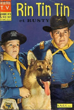 Rin Tin Tin et Rusty n°6 - Rintintin et rusty l'ennemi inconnue - la chasse est ouverte - barbe grise - jeux - dette d'honneur - 6 enfants et un ...