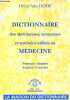 Dictionnaire des abréviations, acronymes et symboles utilisés en médecine - français/anglais, anglais/français.. Van Hoof Henri