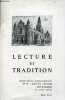 Lecture et tradition n°30 juillet 1971 - Ou va l'institut des frères des écoles chrétiennes - la nouvelle messe par louis salleron - les jeunes ont ...