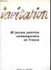 Invitation - 40 jeunes peintres contemporains en France.. Anakis Angie