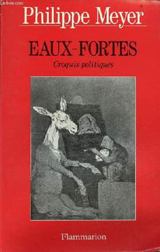Eaux-fortes croquis politiques - envoi de l'auteur.. Meyer Philippe