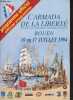 L'Armada de la liberté 50ème anniversaire du débarquement et de la bataille de Normandie - Rouen 10 au 17 juillet 1994 - Programme officiel/official ...