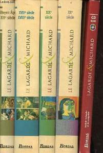 Le Lagarde & Michard - Collection littéraire - 4 volumes : Moyen âge XVIe siècle + XVIIe-XVIIe siècle + XIXe siècle + XXe siècle + Cd-rom outil de recherche et de navigation.