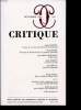 CRITIQUE N 451. COLLECTIF