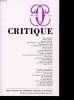 CRITIQUE N 516 BLOODY SUNDAYS. CLAUDE MAURIAC ET LA SOUFFRANCE DU TEMOIN. LES MATHEMATIQUES A RBROUSSE POIL. LA RATURE ODIEUSE...... COLLECTIF