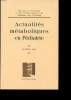 ACTUALITES METABOLIQUES EN PEDIATRIE QUATRIEME SERIE. COLLECTIF
