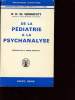 DE LA PEDIATRIE A LA PSYCHANALYSE. Dr D. W. WINNICOTT