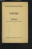 POESIES - DES ORIGINES AU VOYAGE EN ITALIE - TOME 1 COLLECTION BIBLINGUE DES CLASSIQUES ETRANGERS - FRANCAIS / ALLEMAND.. GOETHE