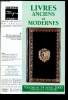 Catalogue de vente aux enchères - 14 avril 2000 - Hôtel des ventes de Troyes : livres anciens et modernes : héraldique - histoire naturelle - médecine ...