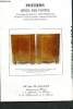 Catalogue de vente aux enchères : 20 et 21 juin 2001 - Hôtel des ventes - Poitiers : livres anciens et modernes ( meubles, tableaux et objets d'art, ...