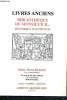 Catalogue de vente aux enchères : 22 janvier 2001 - Hôtel des ventes - Grenoble : livres anciens - Bibliothèque de Monsieur R,historien dauphinois ( ...