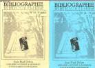Catalogue de la librairie Jean-Paul Delon n°14 - 1re et 2ème partie - 2 volumes (bibliographeis, catalogues, dictionnaires, encyclopédies, ex-libris, ...