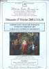 Catalogue de ventes aux enchères - 27 février 2000 - Hôtel des ventes François 1er : Importante vente de mobilier ancien et objets d'art, tableaux ...
