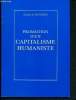 Promotion d'un capitalisme humaniste - Conférence donnée le 22 novembre 1990 à l'Institut Catholique. de Fouchier Jacques