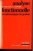 Analyse fonctionnelle en informatique de gestion. Briand H., Cochet C.