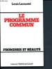 Le programme commun - Promesses et réalités. Lamartel Louis
