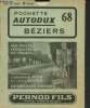 Pochette Autodux n°68 : Béziers. Anonyme / Pernod fils