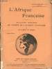 'Afrique française - n°6 - 45e année - Juin 1935. Brévié J., Latron A., Le Thomet