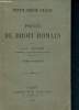 Précis de droit romain - Tome I. Giffard A.-E.