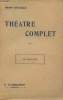 Théâtre complet - Tome VII. Bataille Henry