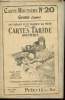 Cartes routière Taride n°20 : Garonne (Lande) - Echelle 1/1.300.000e (sur toile). Anonyme