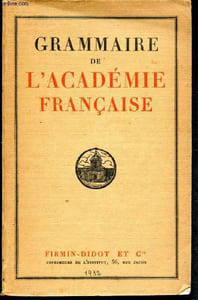 Grammaire de l'Académie française