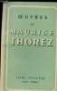 Oeuvres de Maurice Thorez - Livre deuxième - Index général. Thorez Maurice