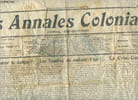 Les Annales coloniales n&deg;96 - Jeudi 1er septembre 1913. Collectif