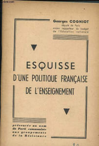 Esquise d'une politique française de l'enseignement