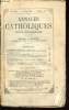 Annales catholiques - 22e année - 15 avril 1893 - n°1113 : Les Saints et la question sociale, Un nouvel Evangile apocryphe. Abbé H. Calhiat - M. ...