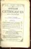 Annales catholiques - 22e année - 18 mars 1893 - n°1109 : Les Saints et la question sociale, la vie chrétienne. MM. d'Agrigente C., Le Grand ...