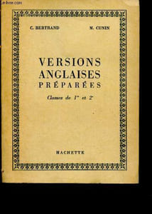Versions anglaises préparées - Classes de 1re et 2e