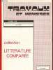 Travaux et mémoires - Collection Littérature comparée - Vol II - Octobre 1976. Mathe Roger, Pouthier Pierre, Grassin Jean-Marie