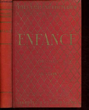 Enfance : souvenirs d'enfance & de jeunesse. Vaillant-Couturier P.