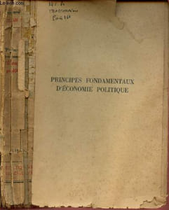 Principes fondamentaux d'économie politique