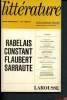 Littérature - N°2 - Mai 1971 : Rabelais, Constant, Flaubert, Sarraute : 6/7 ou les dés de Rabelais, par Michel Butor - Une lecture de l'éducation ...