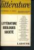 Littérature - Février 1971 : Littérature, Idéologies, Société : Les disfonctionnements des normes du conte dans Candide, par France Vernier - L'oeuvre ...